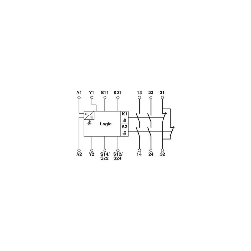 Phoenix Contact Sicherheitsrelais PSR-SPP-24UC/THC4/2X1/1X2