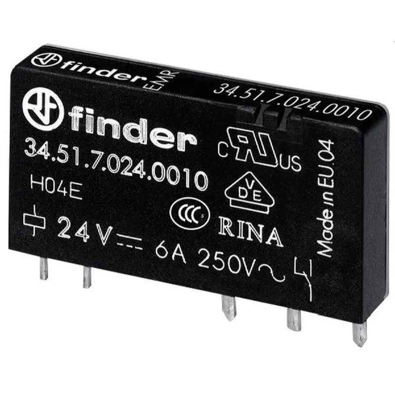 Finder Steck-/Printrelais 34.51.7.024.0010 24VDC 1 Wechsler 1 STK