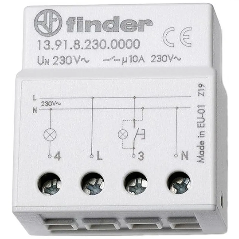 Finder Elektronischer Stromstossschalter 1S 10A UP-Montage 1 STK