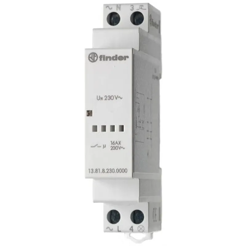 Finder Elektronischer Stromstossschalter 13.81.8.230.0000 1S 16A 1 STK