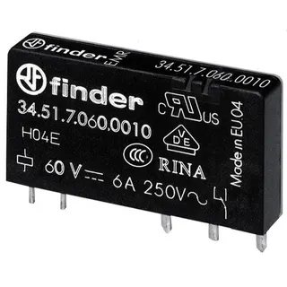 Finder Steck-/Printrelais 34.51.7.060.0010 1 STK