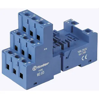 Finder Relaisfassung 92.03 blau 1 STK