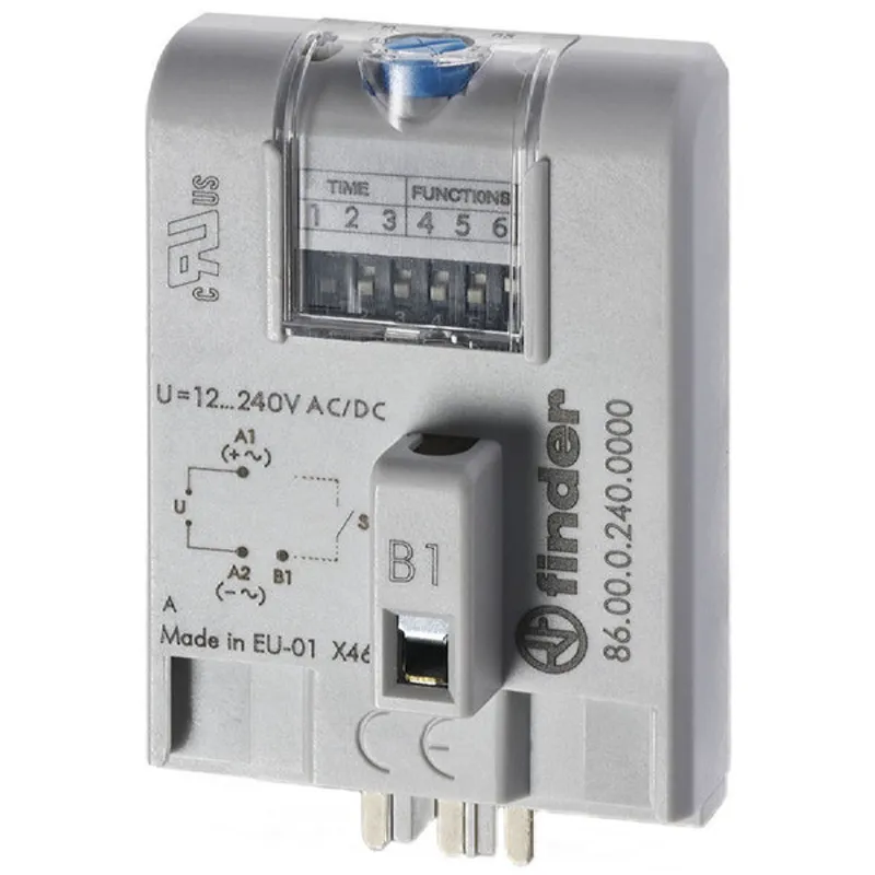 Finder Zeitmodul 86.00.0.240 Bereich: 0,05s-100h 1 STK