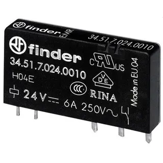 Finder Steck-/Printrelais 34.51.7.024.4010 20 STK