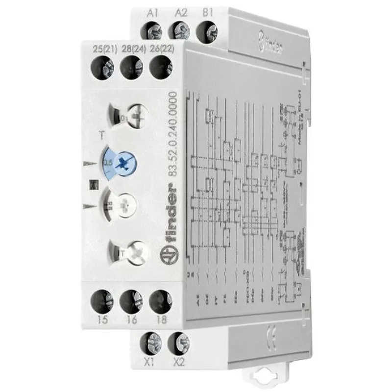 Finder Multifunktions-Zeitrelais mit Pausenmodul 83.52.0.240.0000