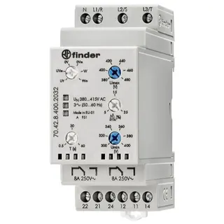 Finder Multifunktionsrelais 70.42.8.400.2032 3phasen 1 STK