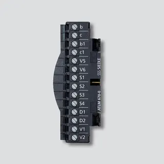 Siedle Klemmblock für ATLM 670-... Schwarz 200029835-00