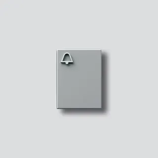 Siedle Klingeltaste mit Glockensymbol zu TM 612-3/BTM 650-03 SM 200029804-00