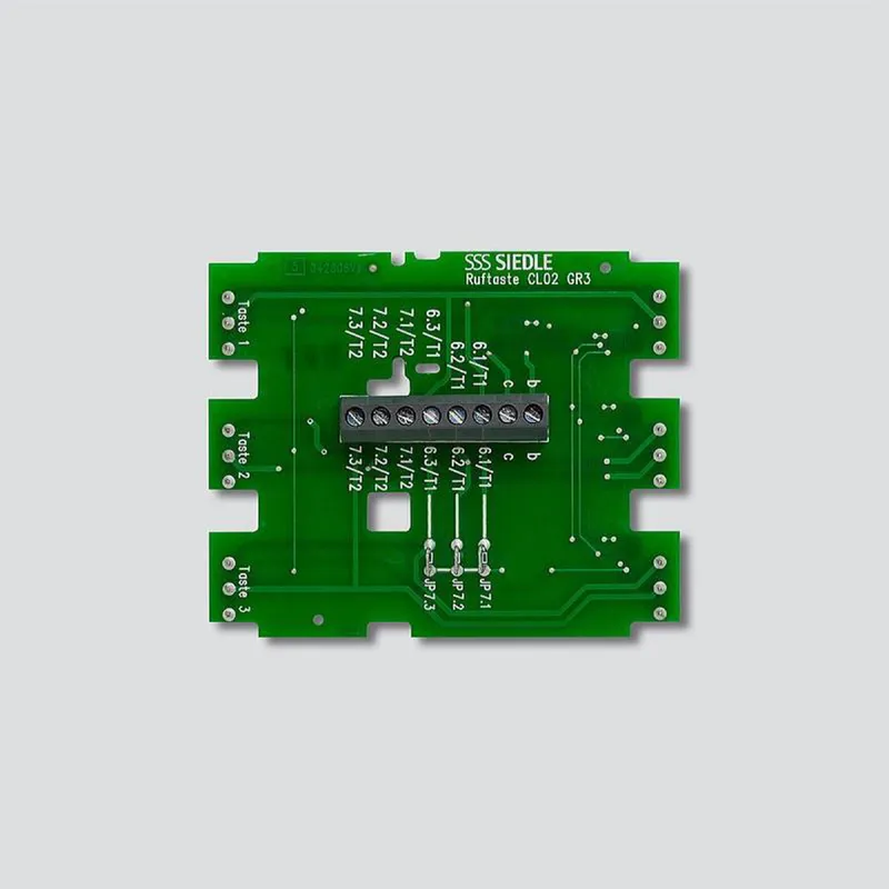 Siedle Leiterplatte Taster CL 02-3 mit Mikroschalter f. 3RT 200044535-00