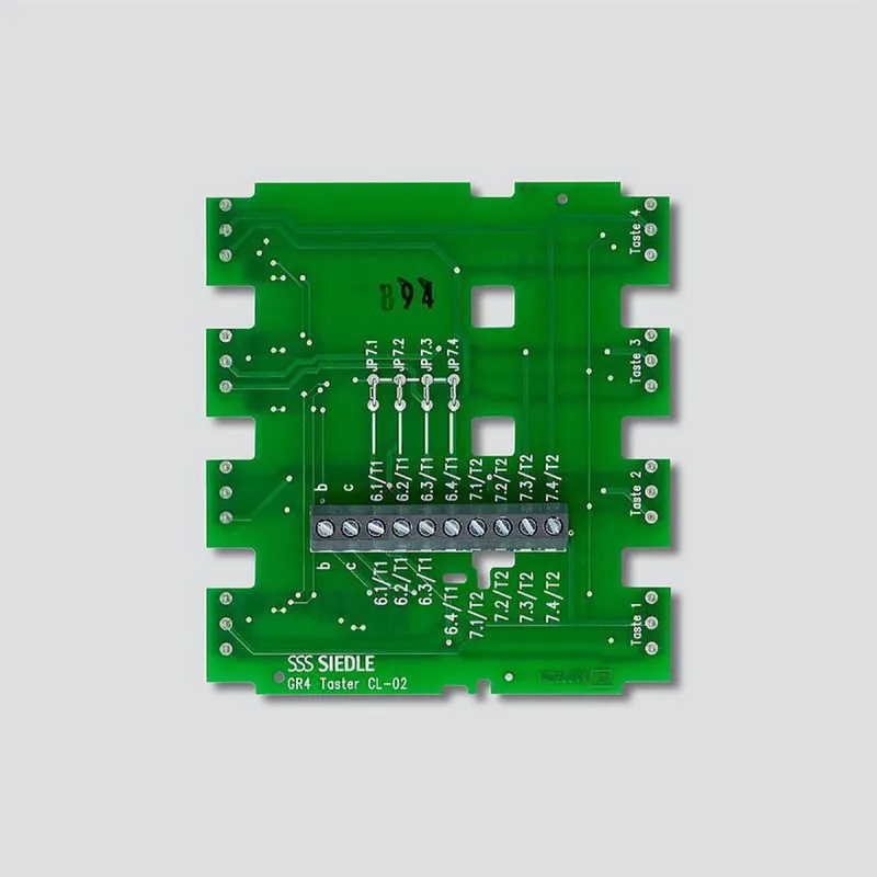 Siedle Leiterplatte Taster CL 02-4 mit Mikroschalter f. 4RT 200044536-00