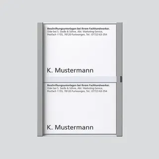 Siedle Namensschild 29040 kpl. für TM611-2TM 200029040-00