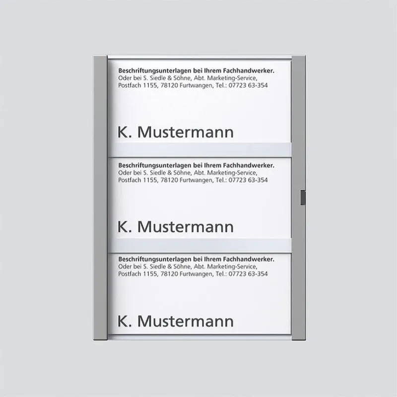 Siedle Namensschild kpl. zu TM 612-3/BTM 650-03 TM 200029793-00
