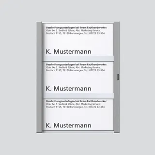 Siedle Namensschild 29044 kpl. für TM611-3TM 200029044-00