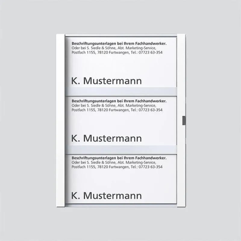 Siedle Namensschild 29046 kpl. für TM611-3W 200029046-00