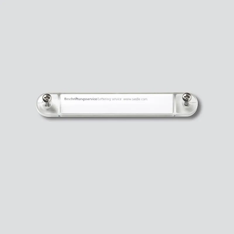Siedle Namensschild-Oberteil für CL Siedle Classic Glasklar 200035326-00