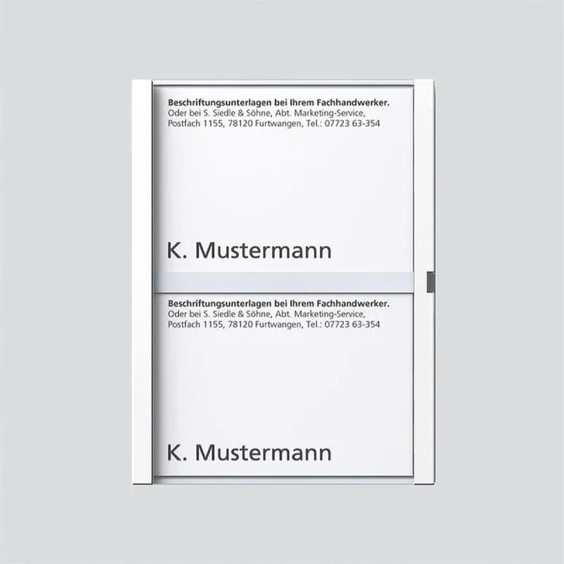 Siedle Namensschild 029790 für TM612-2W 200029790-00