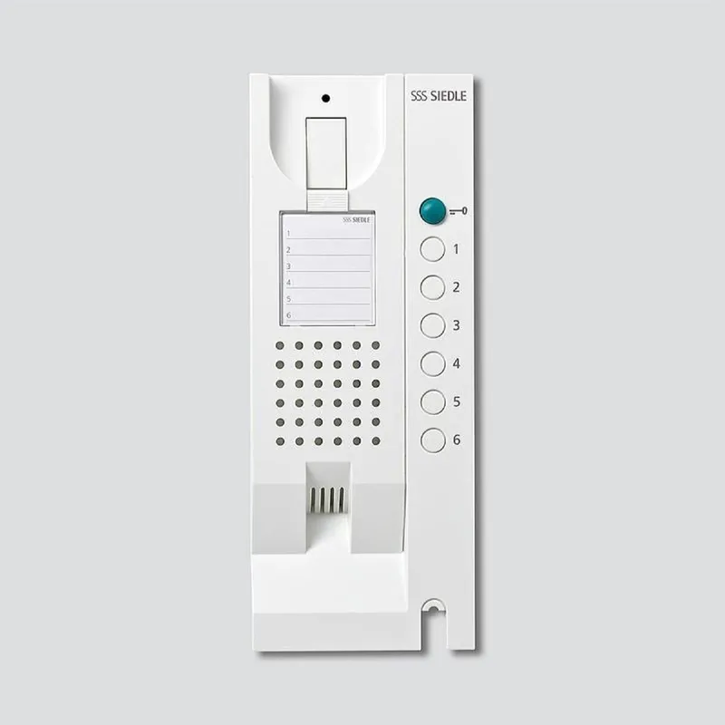 Siedle Gehäuseoberteil Haube kpl. HT611-01W weiss 200005866-00