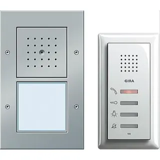 Gira Set 049543 EFH-Paket Audio Tuerko Farbe Alu