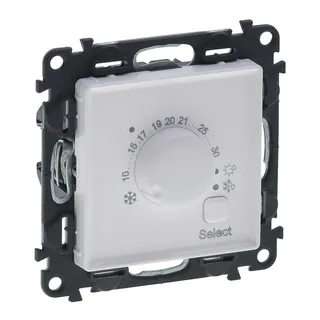 Legrand Raumthermostat Vlife elektronisch mit Wechselkontakt UW