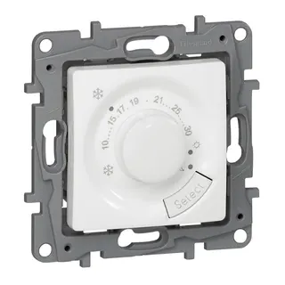 Legrand Thermostat 664787 Niloe 7-30Grad 8A ultraweiss