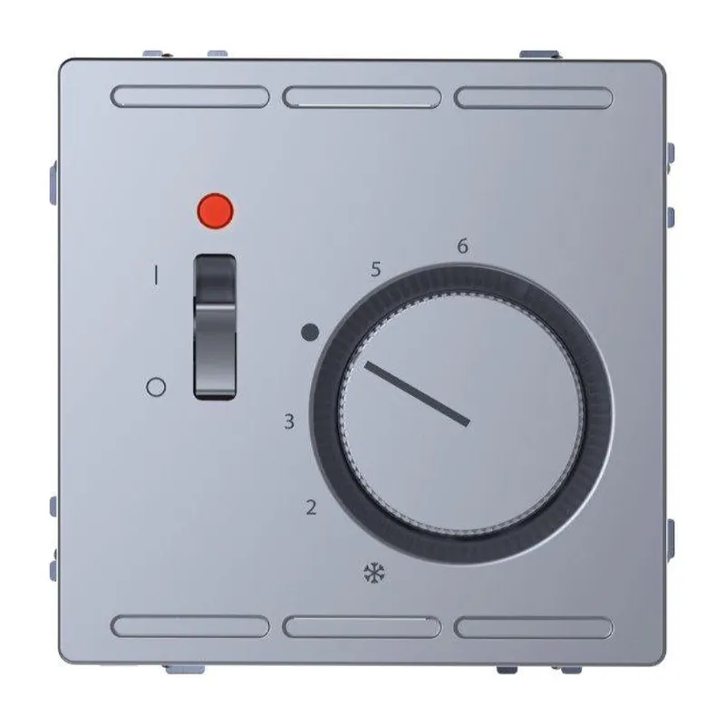 Merten Raumtemperaturregler 230V Edelstahl System Design