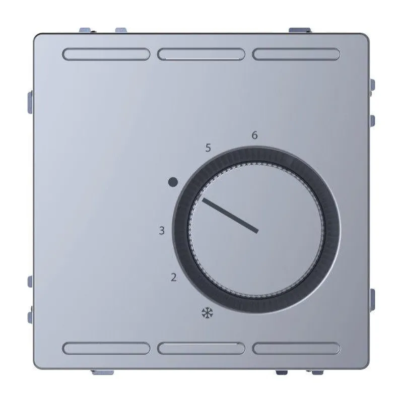 Merten Raumtemperaturregler 230V Edelstahl System Design