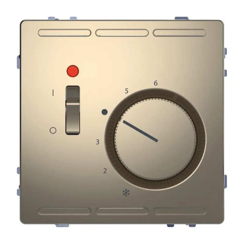 Merten Raumtemperaturregler 230V Nickelmetallic System Design