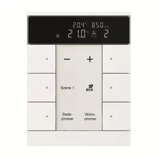 Busch-Jaeger Raumtemperaturregler 6330/115 CO2/Feuchte-Sensor+Bedienf. 6f. 2CKA006330A0009
