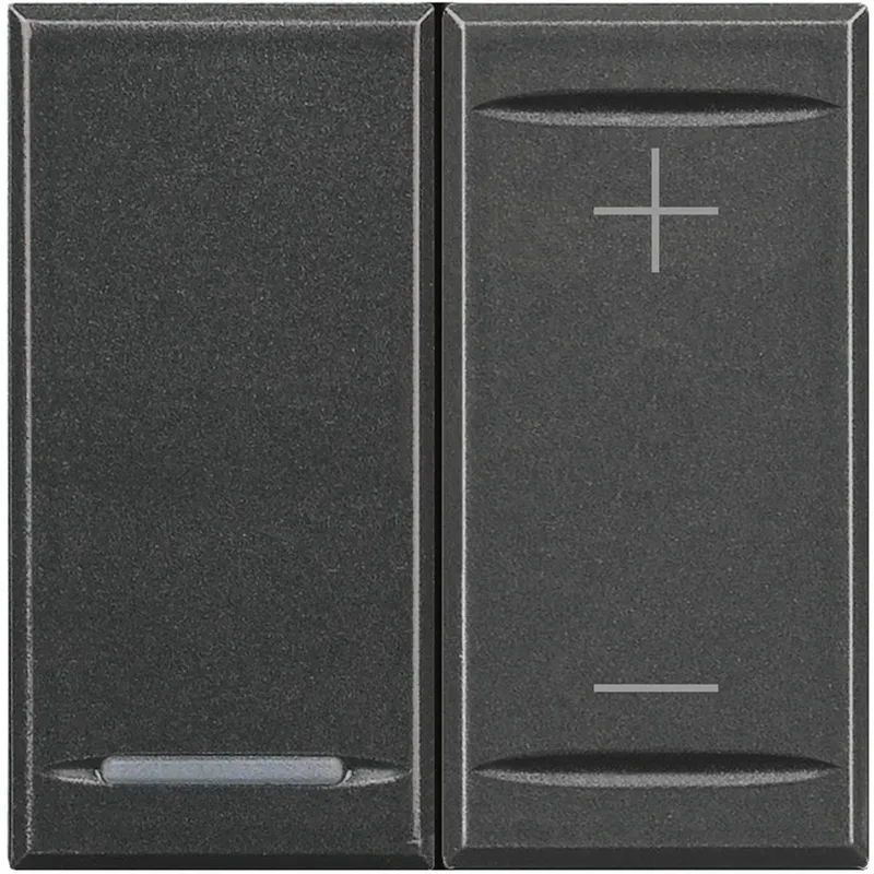 Bticino Tastdimmer 0-10V 600VA 2modulig anthrazit