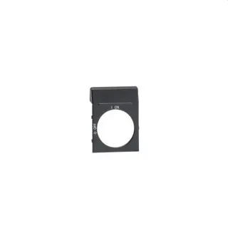 ABB Stotz-Kontakt Universalschild OPB2 SCHWARZ 1SCA022353R4110
