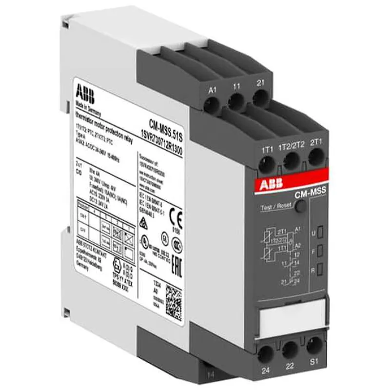 ABB Stotz-Kontakt Thermistor-Motorschutzrelais CM-MSS.51S 2x1W 24-240VAC/DC 1SVR730712R1300