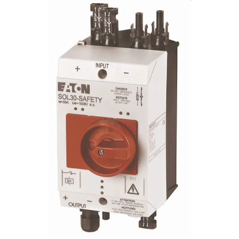 Eaton Electric Schalter SOL30-SAFETY/2MC4-U(230V50HZ) 30A MC4
