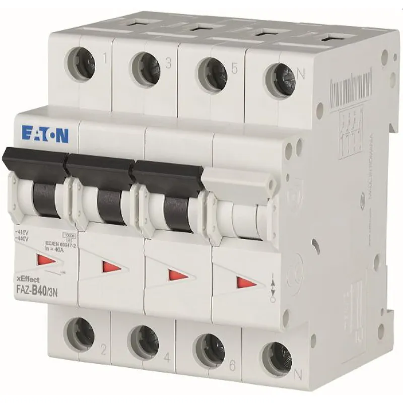 Eaton Electric Leitungsschutzschalter, Automat FAZ-B40/3N