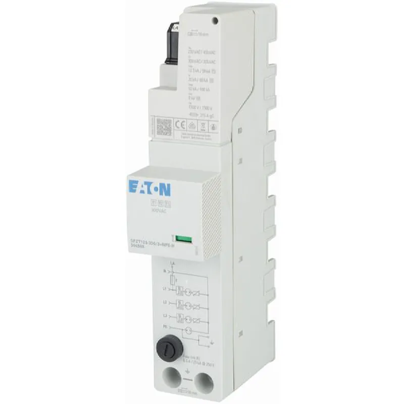 Eaton Electric Überspannungsableiter SPZT123-300/3+NPE-H f.40mm Sammelschien