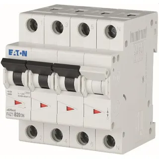 Eaton Electric Leitungsschutzschalter, Automat FAZT-B20/3N