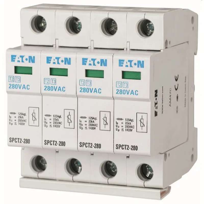 Eaton Electric Überspannungsableiter SPCT2-280/4 steckbar 4pol. 280VAC 4x20kA