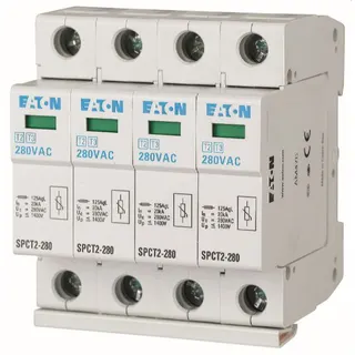 Eaton Electric Überspannungsableiter SPCT2-280/4 steckbar 4pol. 280VAC 4x20kA