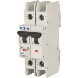 Eaton Electric Leitungsschutzschalter, Automat FAZ-D1,5/2-NA
