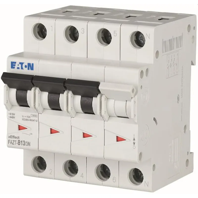 Eaton Electric Leitungsschutzschalter, Automat FAZT-B13/3N