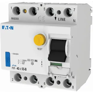 Eaton Electric FI-Schutzschalter, FI PXF-40/4/03-B allstromsensitiv