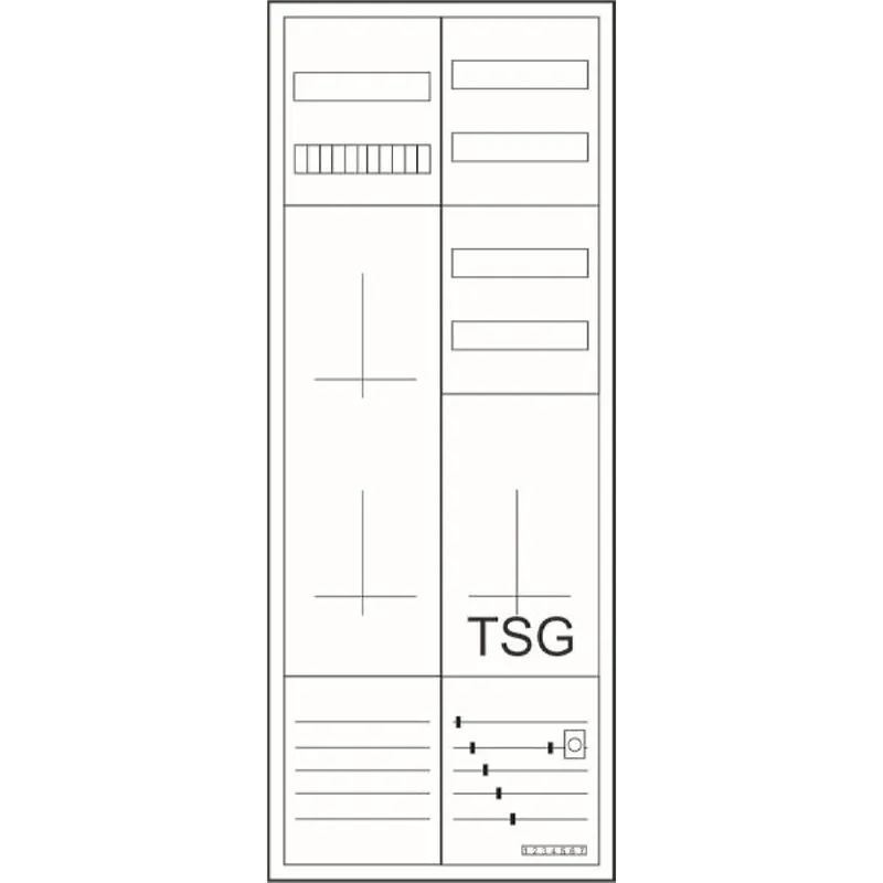 Eaton Electric Komplettschrank ZSD-2Z1TV-1400-A