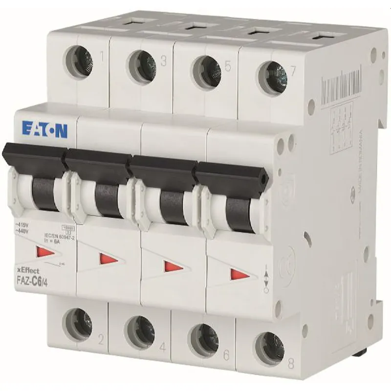 Eaton Electric Leitungsschutzschalter, Automat FAZ-C6/4