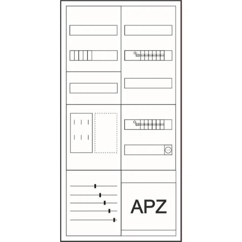 Eaton Electric Komplettschrank ZSD-ZV-1100-BKE-I/APZ/B