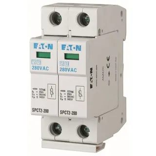 Eaton Electric Überspannungsableiter SPCT2-280/2 steckbar 2p 280VAC 2x20kA