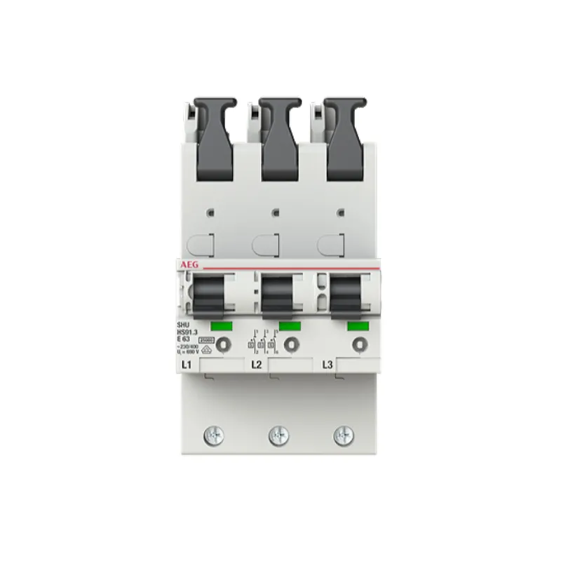 AEG Hauptleitungsschutzschalter HS91.3E63SAV SHU 25kA E63A 3x1pol.