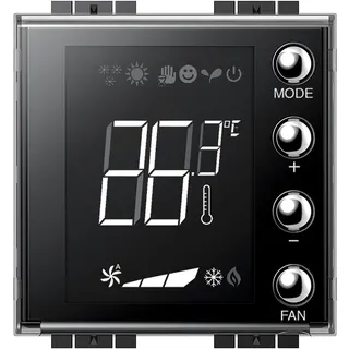 Bticino Thermostat SCS mit Display anthrazit