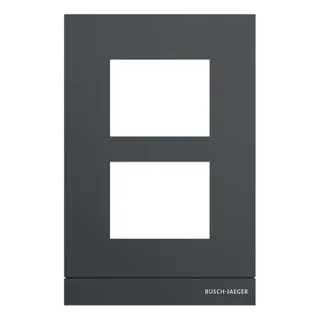 Busch-Jaeger Frontplatte 41392CF-B-03 Audio 1/2