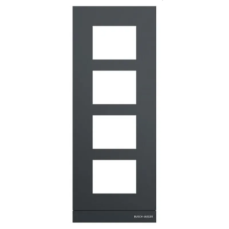 Busch-Jaeger Frontplatte 41394CF-B-03 Audio 1/4