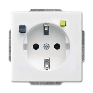 Busch-Jaeger FI-Schutz-Steckdose 3120 EUCB-84 studioweiß