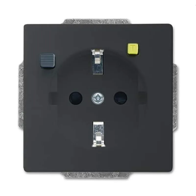 Busch-Jaeger Steckdoseneinsatz 3120 EUCB-885 schwarz matt